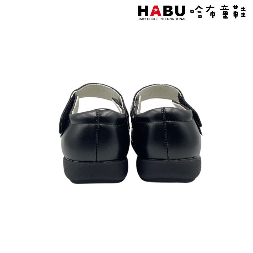 HABU 哈布童鞋 全真皮 時尚瑪莉珍 淺口學生皮鞋 CX99-BK / CX99-BK6|哈布童鞋-圖片-2