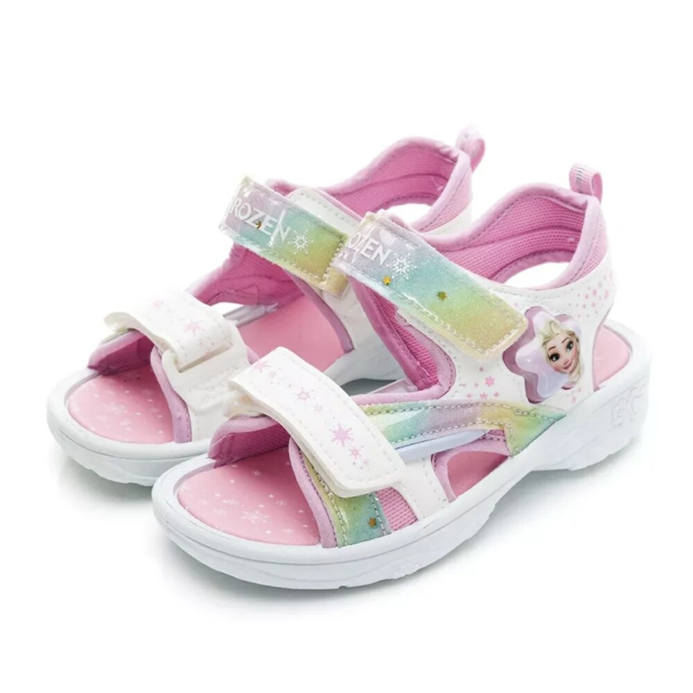 FNKT37129-WH-Disney 迪士尼 Elsa 艾莎 電燈 涼鞋 FNKT37129-WH 白色