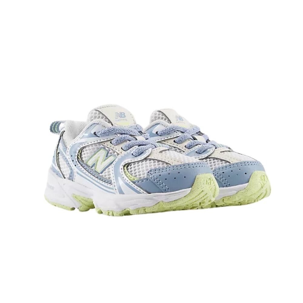 I53068I-NEW BALANCE 紐巴倫 530系列 BUNGEE 復古 小童 中童 慢跑鞋 運動鞋 寬楦 藍銀 I53068I