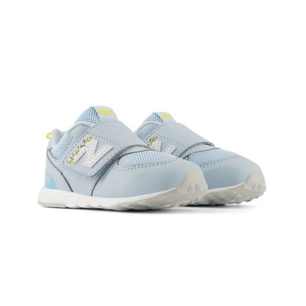 I5742LS-New Balance 紐巴倫 574 NEWB HOOK & LOOP 小童 小花刺繡 I5742LS