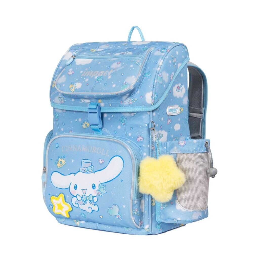 怡寶 IMPACT 大耳狗 喜拿 Cinnamoroll 懸浮磁扣 新世代 標準型 護脊書包 IMCM7062LB|哈布-圖片-1