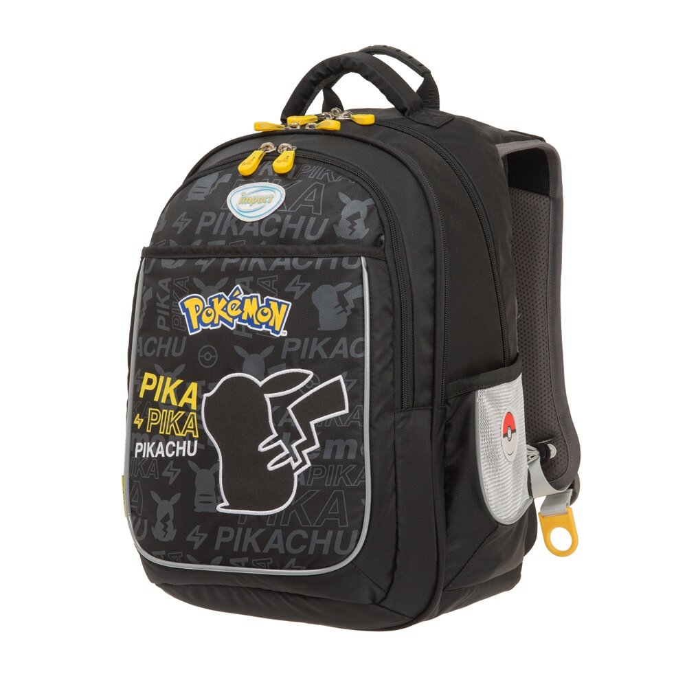 怡寶 IMPACT 寶可夢 皮卡丘 Pokémon 成長型 護脊書包 IMPKM301BK-圖片-1