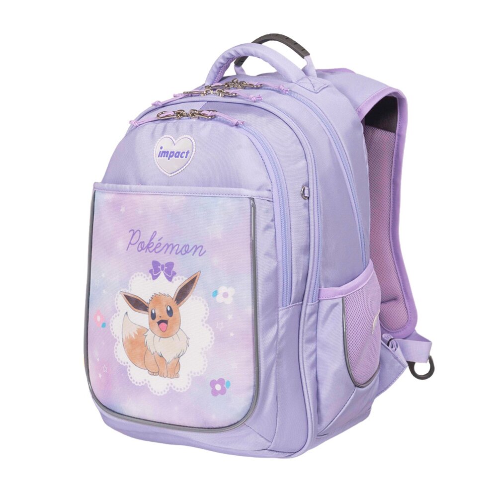 怡寶 IMPACT 寶可夢 伊布 Pokémon 成長型 護脊書包 3M反光 IMPKM302PL-圖片-1