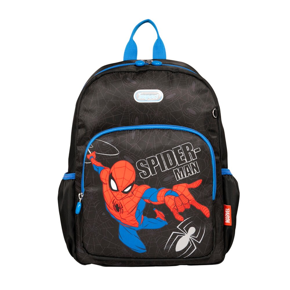 IMQMVSD08BK-IMPACT 怡寶 兒童包 漫威 英雄 蜘蛛人 可放A4 後背包 休閒包 黑 IMQMVSD08BK