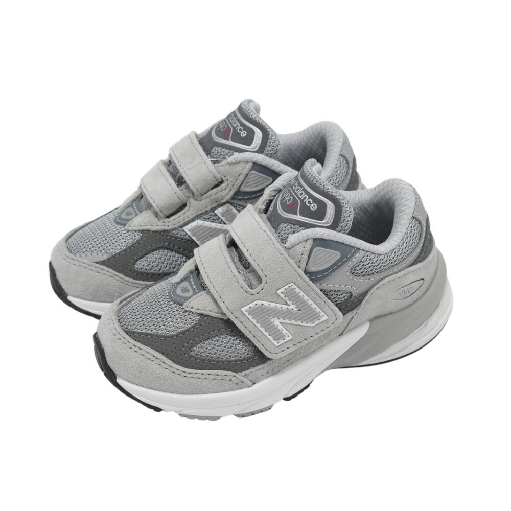 IV990GL6-New Balance 紐巴倫 990v6 Hook & Loop 小童 休閒鞋 運動鞋 透氣 元祖灰 IV990GL6