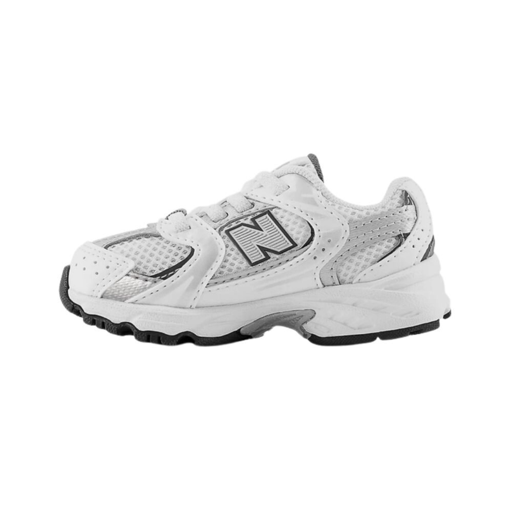 NEW BALANCE 紐巴倫 530系列 BUNGEE 復古 小童 中童 慢跑鞋 運動鞋 寬楦 白銀 IZ530SB1-圖片-3