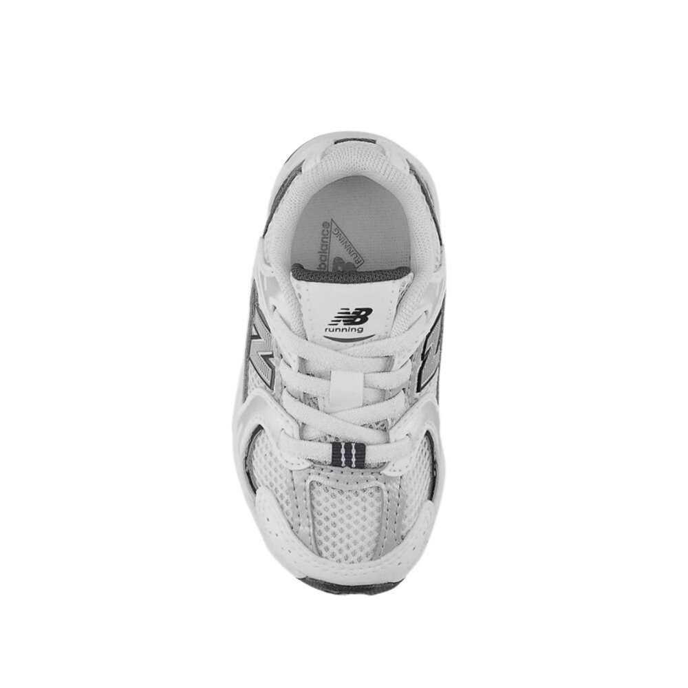 NEW BALANCE 紐巴倫 530系列 BUNGEE 復古 小童 中童 慢跑鞋 運動鞋 寬楦 白銀 IZ530SB1-圖片-4