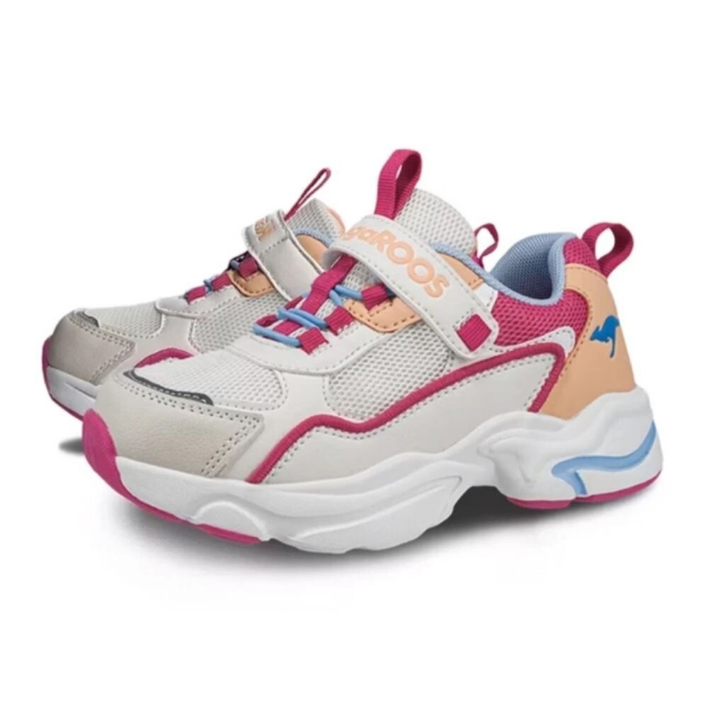 KK32321-KangaROOS 美國袋鼠鞋 FUSION 2 復古老爹鞋 童鞋 輕量 透氣 運動 慢跑鞋 KK32321