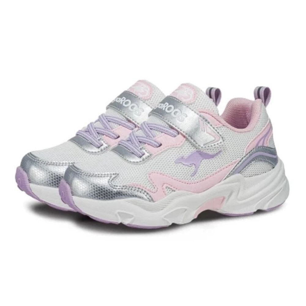 KK41813-KangaROOS 美國袋鼠鞋 WAVY 千禧復古老爹 童鞋 輕量 透氣 運動 慢跑鞋 KK41813
