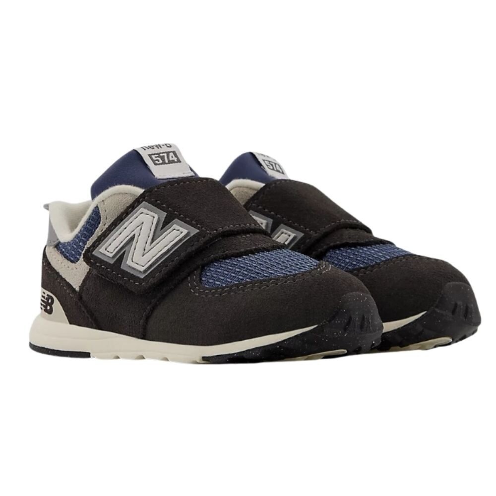 NW574SGG-New Balance 紐巴倫 574 NEW-B HOOK & LOOP 小童 休閒鞋 運動鞋 寬楦 黑 NW574S