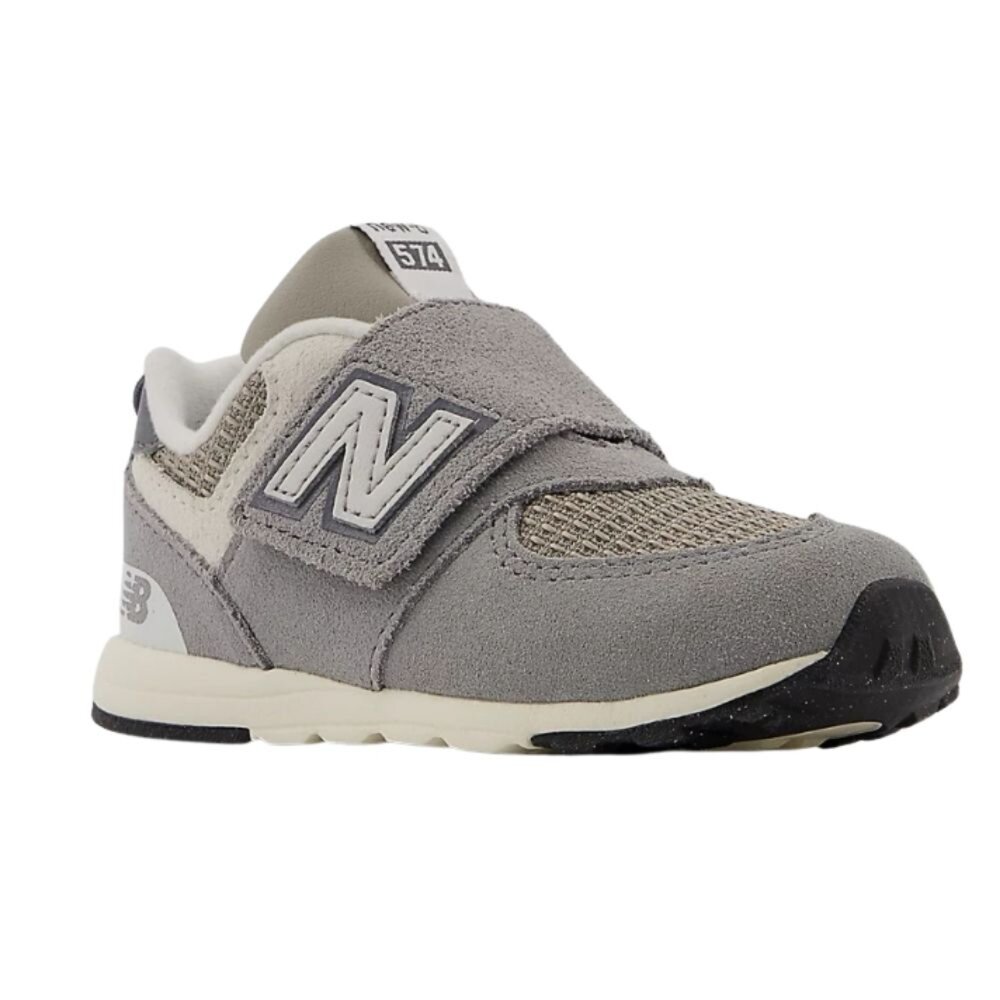 NW574SNV-New Balance 紐巴倫 574 NEW-B HOOK & LOOP 小童 休閒鞋 運動鞋 寬楦 灰 NW574S