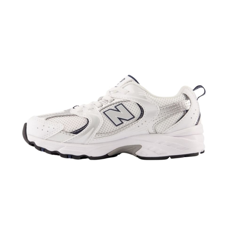 NEW BALANCE 紐巴倫 530 BUNGEE 復古 中童 大童 慢跑鞋 運動鞋 寬楦 白銀 PZ530SB1-圖片-2