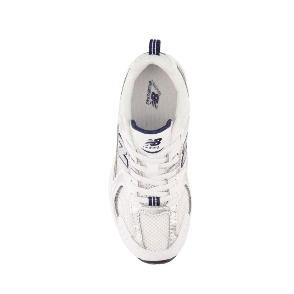 NEW BALANCE 紐巴倫 530 BUNGEE 復古 中童 大童 慢跑鞋 運動鞋 寬楦 白銀 PZ530SB1-圖片-3