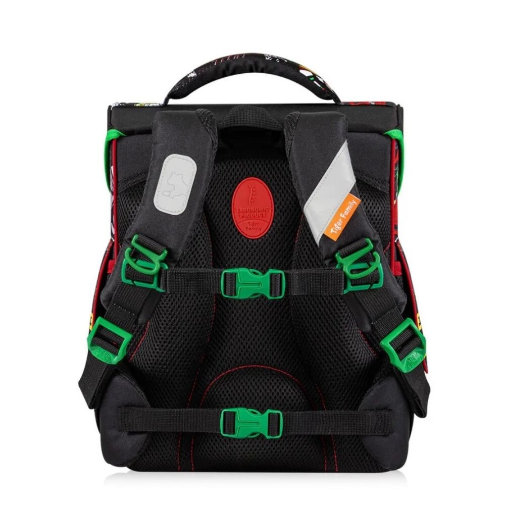 Tiger Family 小學者 可放A4 超輕量護脊書包 Pro 2S 賽車風暴 TGJL-113A-圖片-2