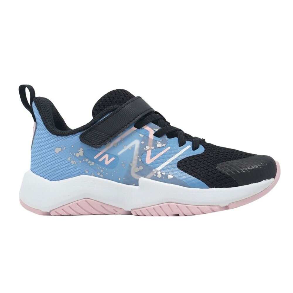 YTRAVBL2-NEW BALANCE 紐巴倫 Rave Run V2 中大童 慢跑鞋 運動鞋 WIDE楦 藍粉 YTRAVBL2