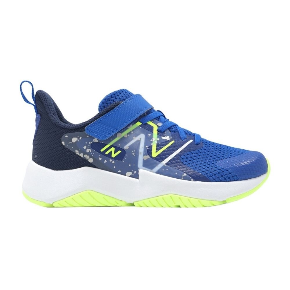 YTRAVRB2-NEW BALANCE 紐巴倫 Rave Run V2 中童 大童 慢跑鞋 運動鞋 WIDE楦 藍 YTRAVRB2