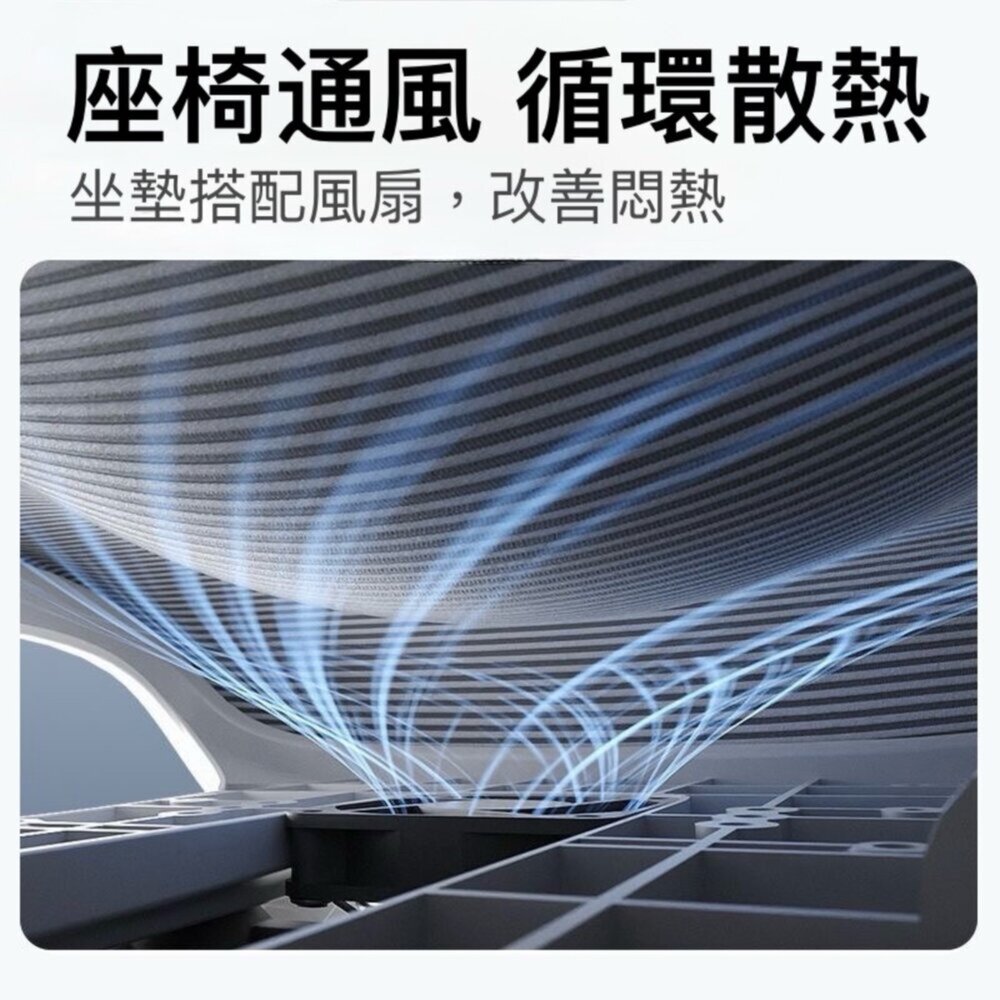 隔日配 8D人體工學椅 電競椅 通風按摩 熱敷護脊-圖片-1