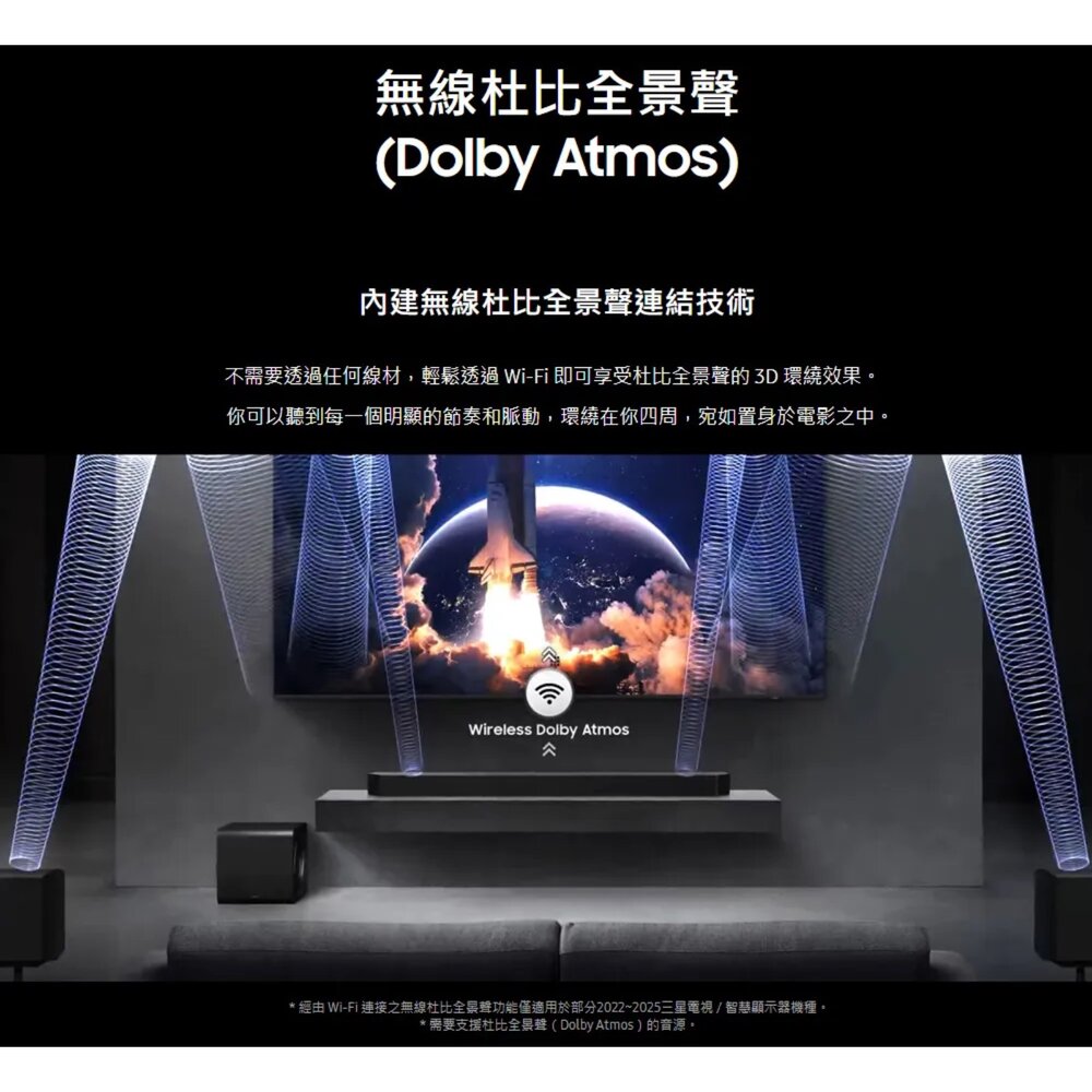 現貨隔日配 三星 Q系列家庭劇院組 HW-Q990F/ZW 11.1.4聲道-圖片-4