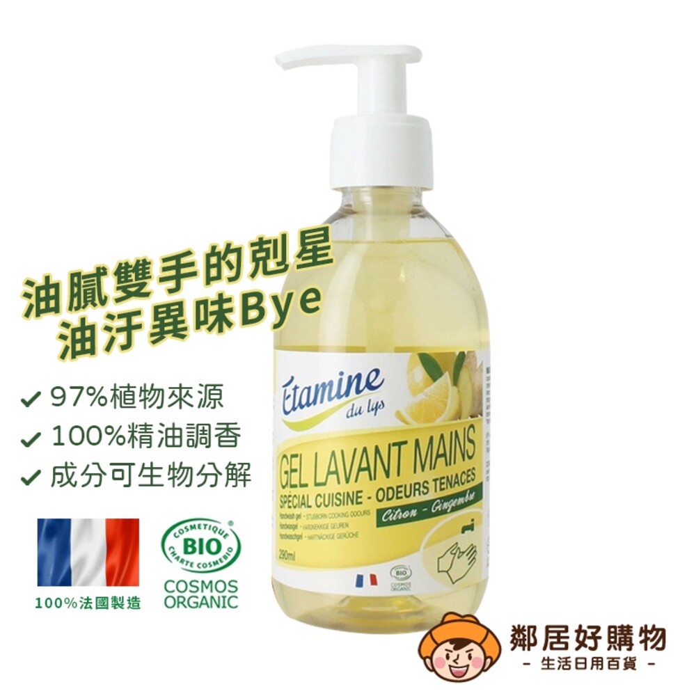 S1-22413682331-法國【Etamine du Lys】芳香防護手部清潔露290ml 洗手露 廚房去味