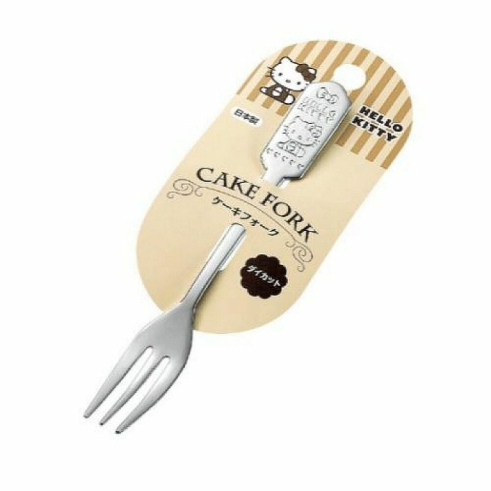 230309163523-日本進口 HELLO KITTY 不鏽鋼叉子 不鏽鋼 叉子 餐具 點心叉 水果叉