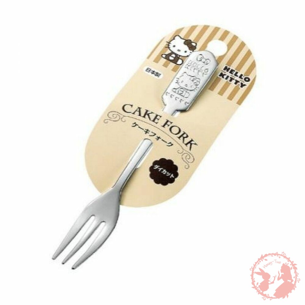 日本進口 HELLO KITTY 不鏽鋼叉子 不鏽鋼 叉子 餐具 點心叉 水果叉 封面照片