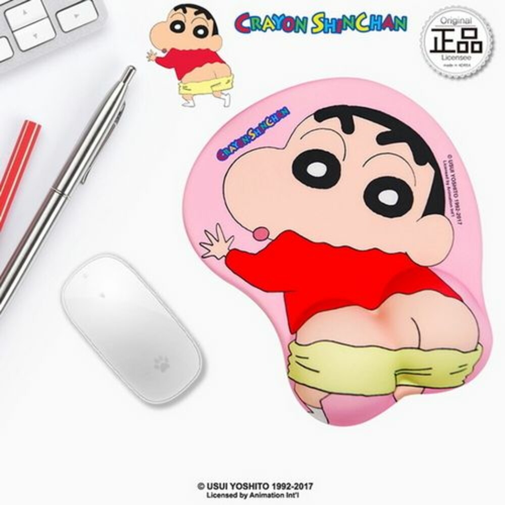 230330165844-韓國熱銷 蠟筆小新性感翹臀3D滑鼠墊 滑鼠墊 韓國 卡通 蠟筆小新