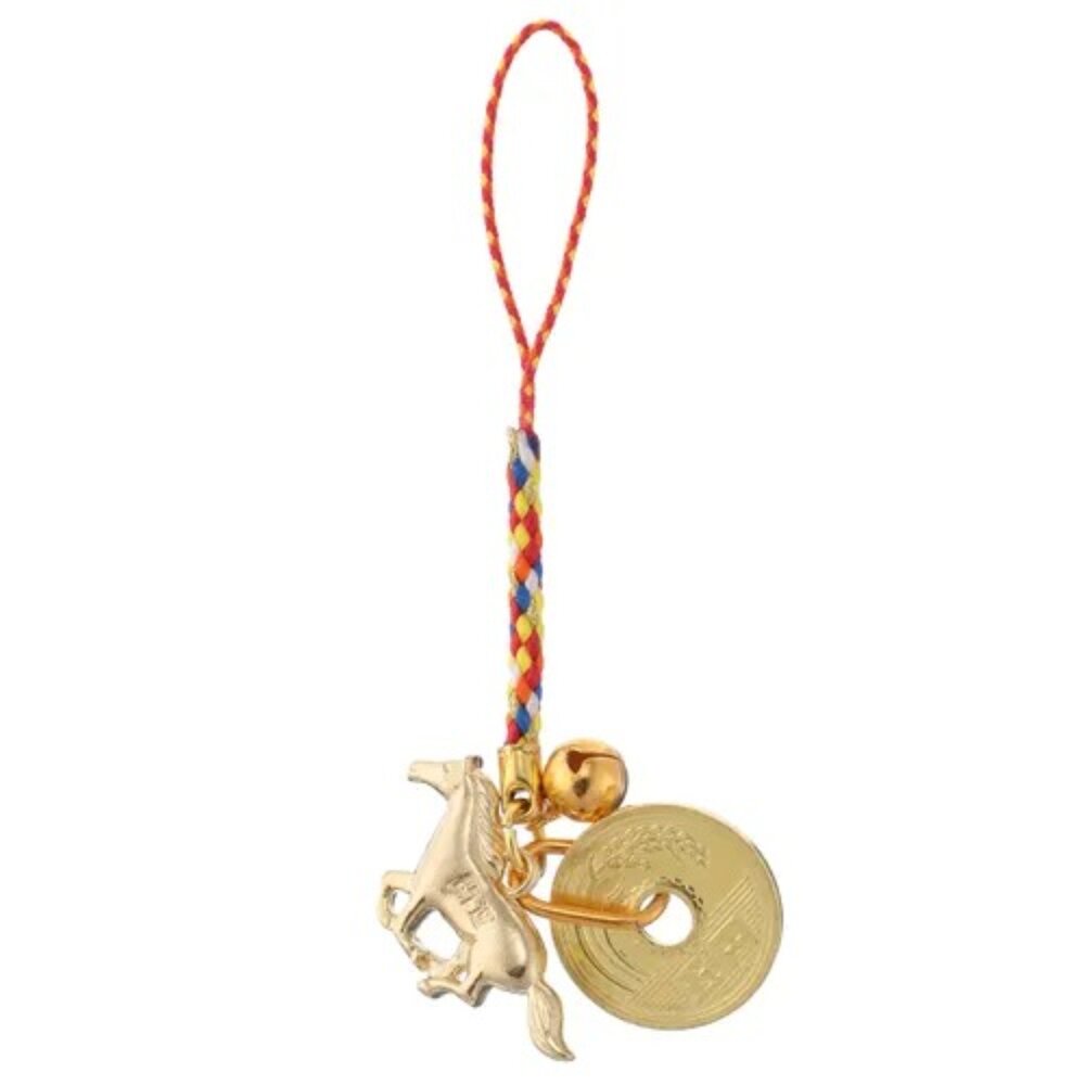 230906005430-日本新年結緣品 有緣 福龍鈴鐺小吊飾 吊飾 御守 開運 招財 招福 鑰匙圈 緣起物 招財金龍神龍