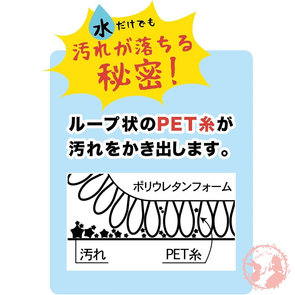 日本 SANBELM洗手台專用 水垢清潔刷 Nicott 洗手台 水垢 菜瓜布 洗臉台 水槽 海綿-圖片-5