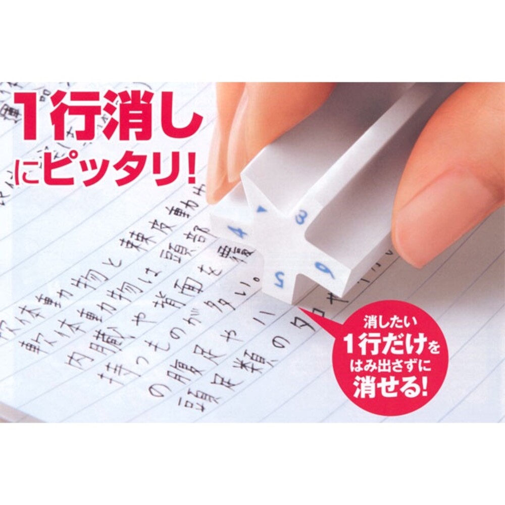4901480255958-日本Kokuyo 釐米橡皮擦 日本文具大賞 文具用品 事務用品 橡皮擦 擦子 辦公室用品 問句 開學用品