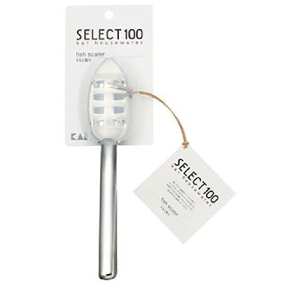 4901601413502-日本貝印KAI－SELECT100 18-8不鏽鋼刮魚鱗器