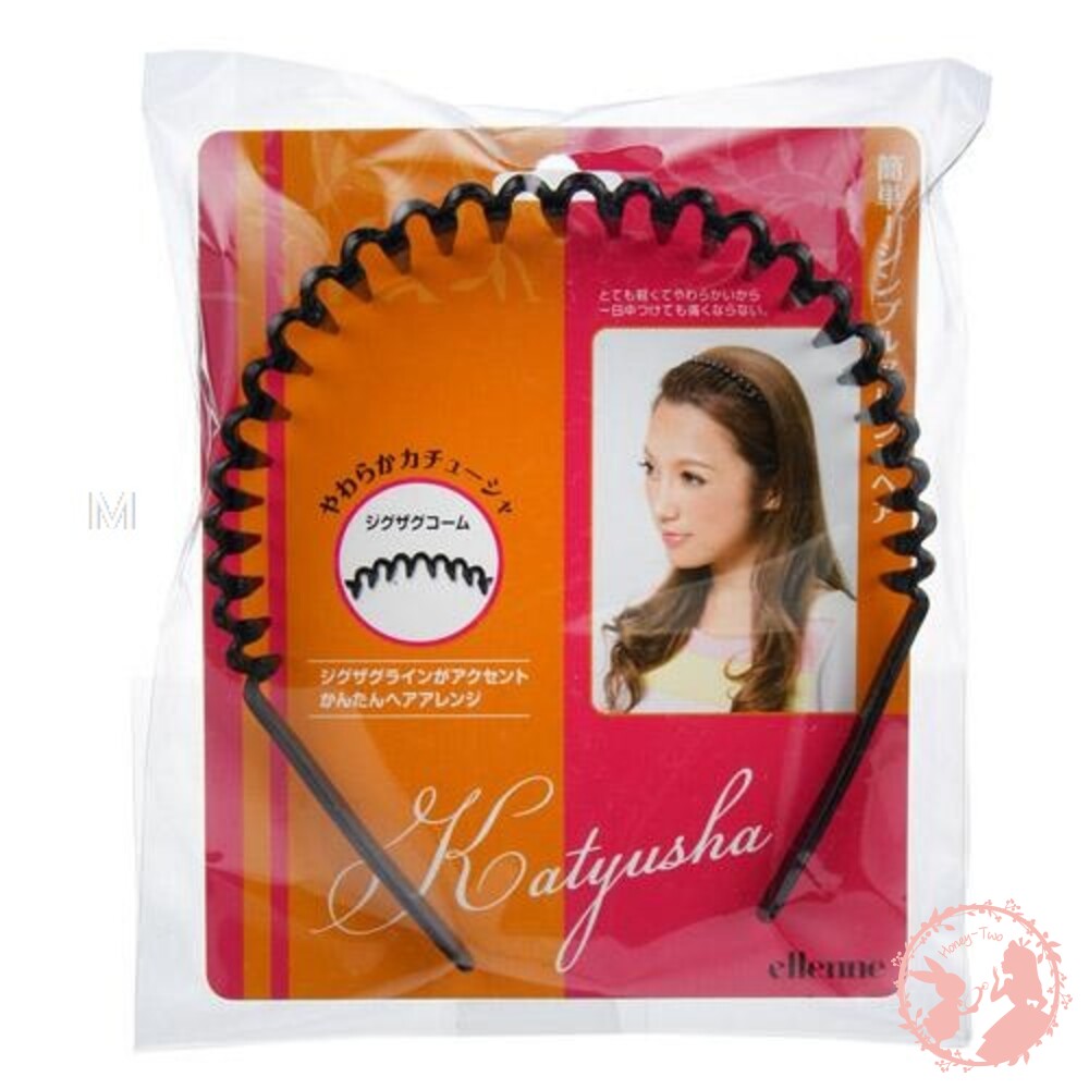 日本Lucky Wink Z字手抓感不咬髮 波浪髮圈 髮飾 居家 舒適 波浪 髮箍 髮圈-圖片-1