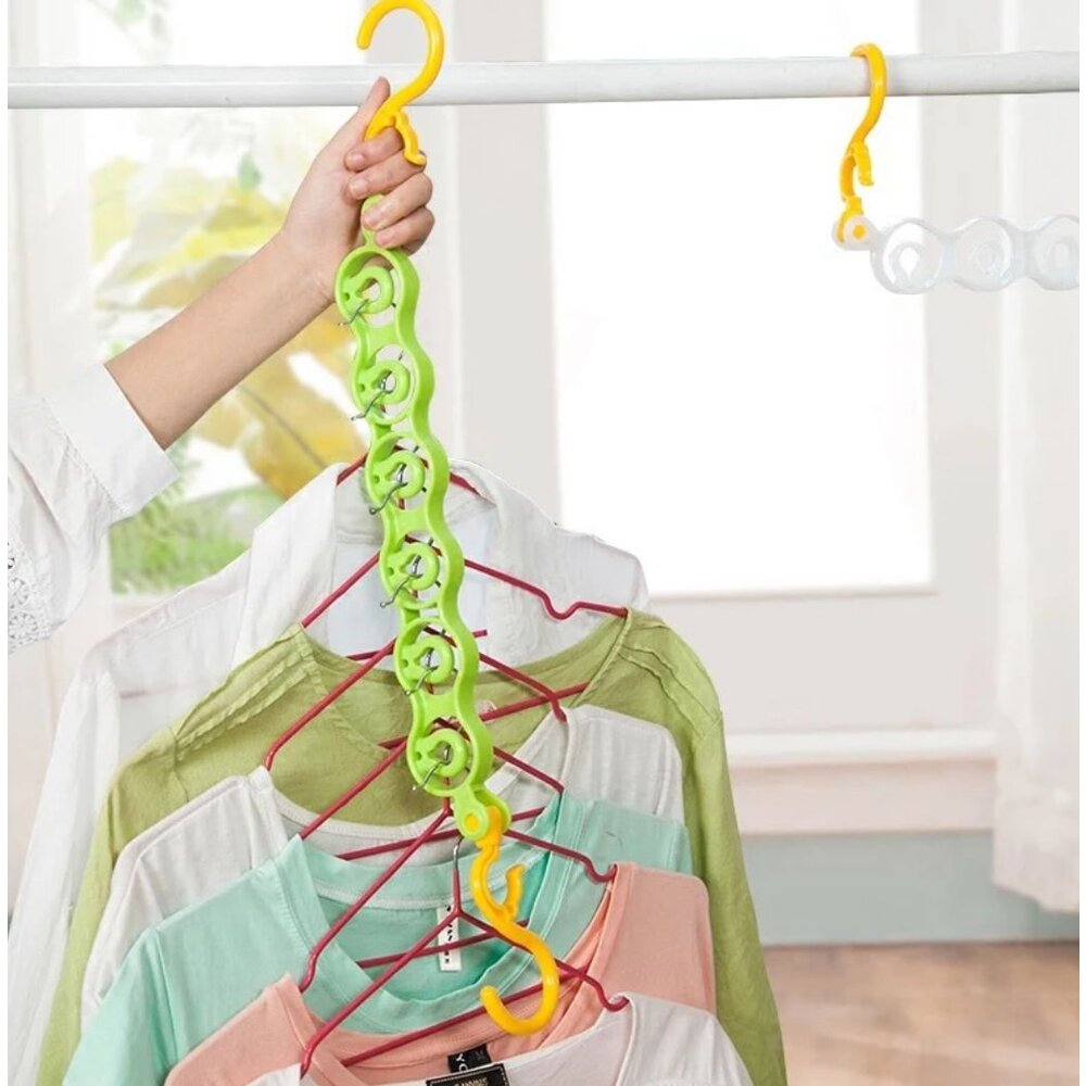 4905596312093-日本製inomata六連防風衣架/支