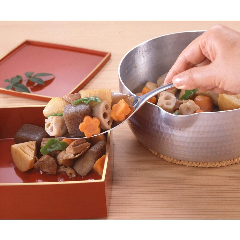 4957423068291-日本 下村企販 不銹鋼大湯匙 料理湯匙 不鏽鋼大湯匙 燉飯湯匙 料理匙 挖匙 24cm (銀)