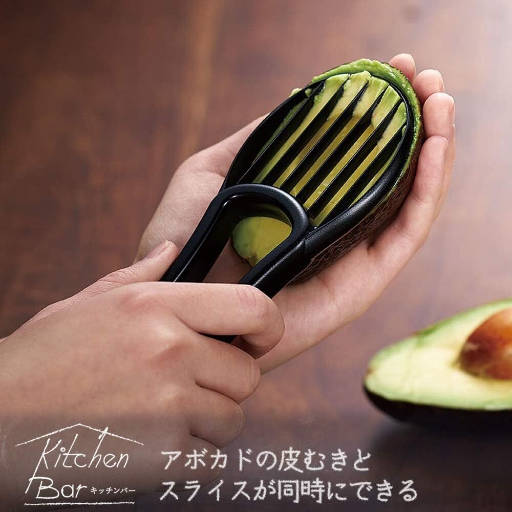 4962336612783-日本製  下村工業 3in1 酪梨avocado  牛油果專用刀 酪梨刀 水果刀 酪梨去皮刀 酪梨果肉分離刀  多功能切