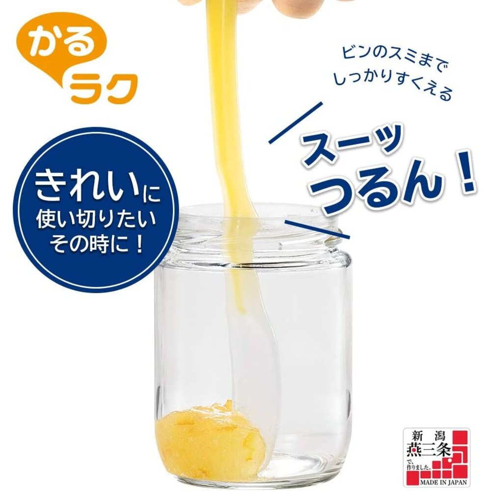 4962336613254-日本製  KR-613 下村企販 刮刀 果醬 奶油 抹刀 湯匙   新潟 燕三条製 果醬勺 果醬匙 矽膠軟勺 果醬勺