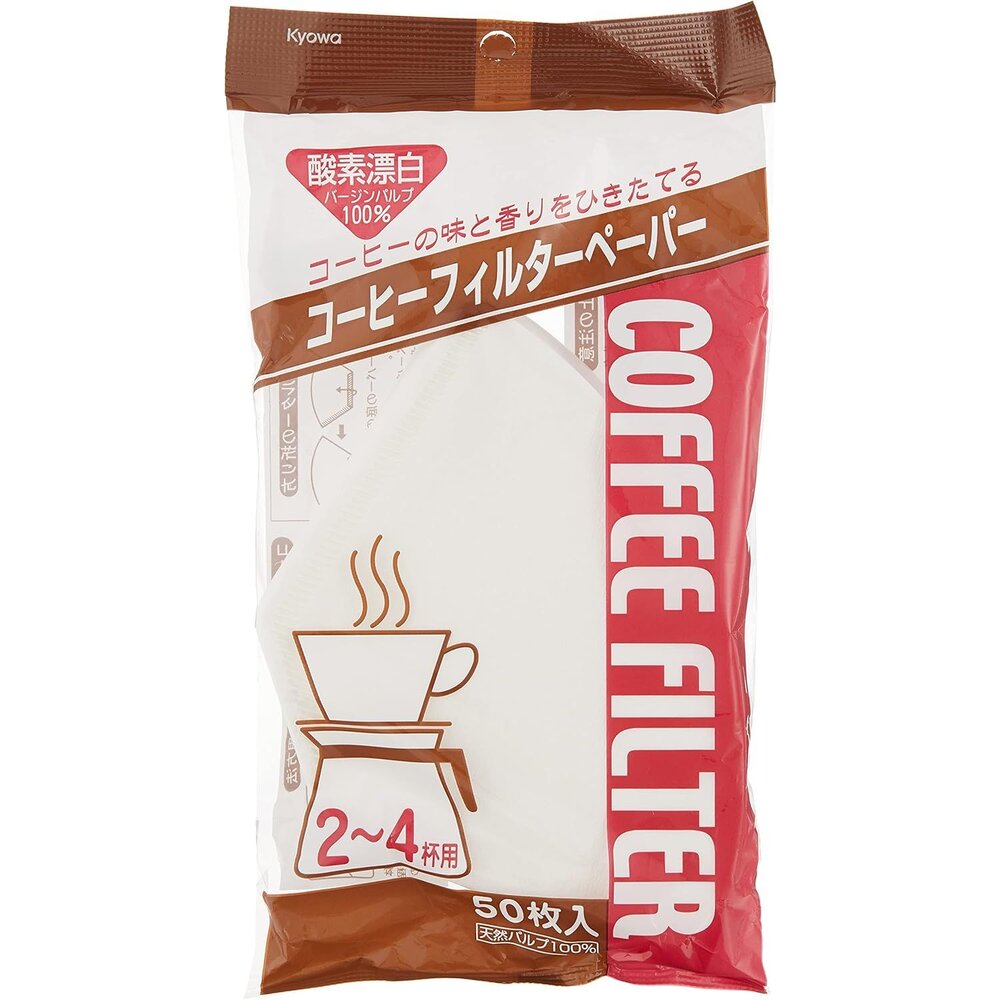 4969757116166-日本製 咖啡濾紙(份量有咖啡濾紙2-4杯50入)