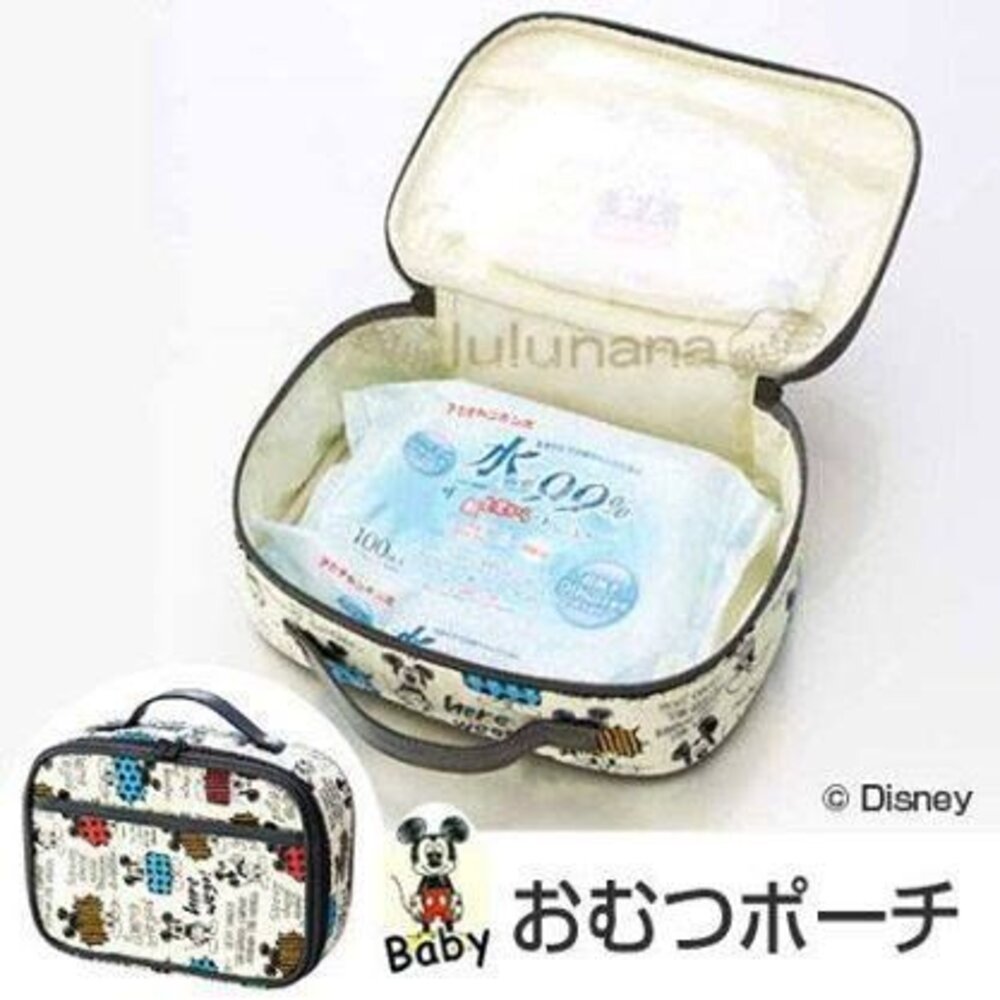 4973307250675-日本 SKATER Disney迪士尼 米奇 外出 尿布包