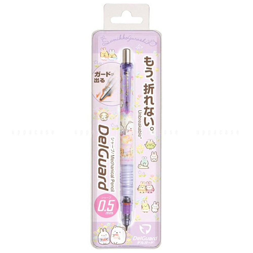 4974413781473-日本製  ZEBRA 角落生物 防斷芯 自動鉛筆 文具 DelGuard DelGuard  角落小夥伴/自動筆/替換鉛