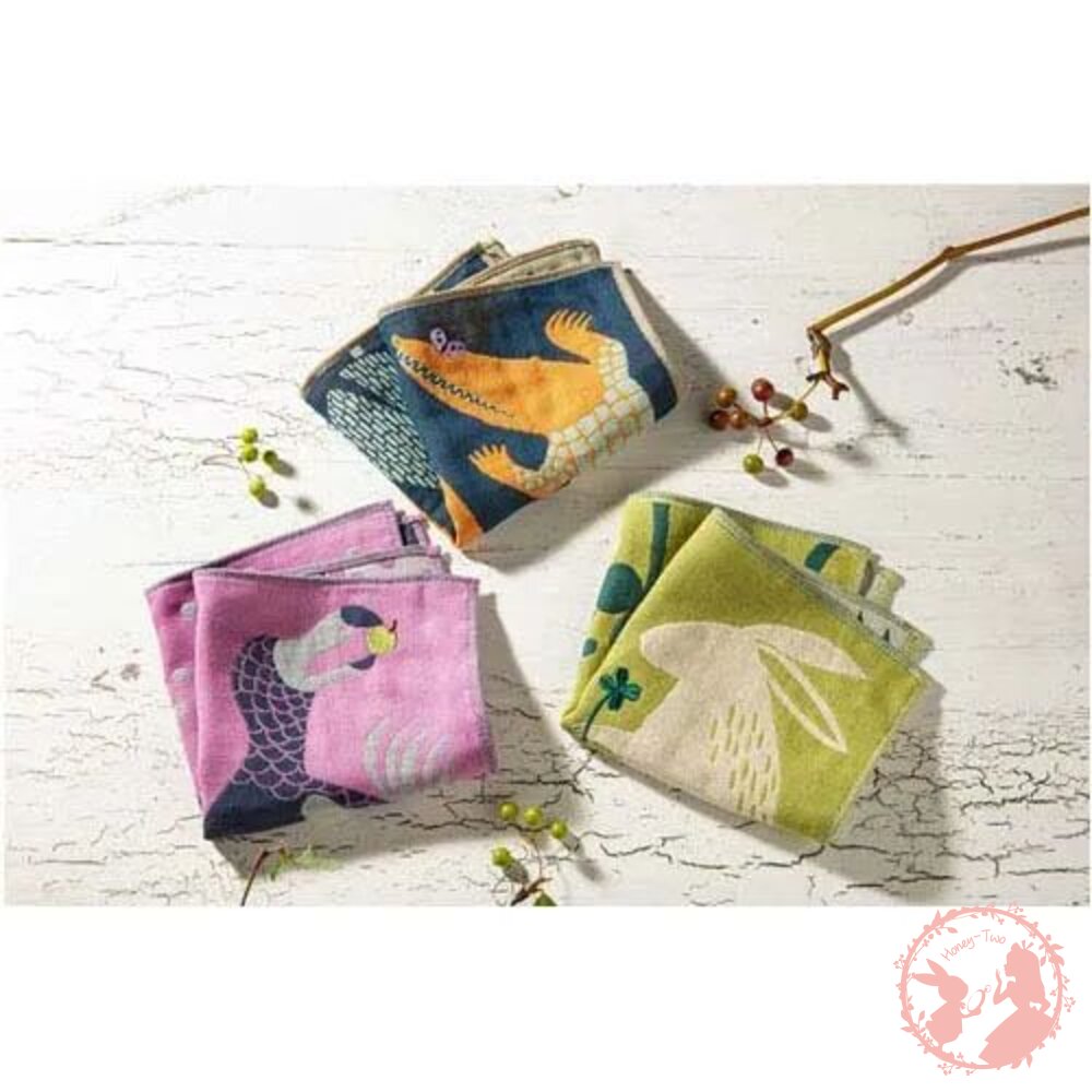 日本插畫家moritaMiW 三重紗布手帕-圖片-1