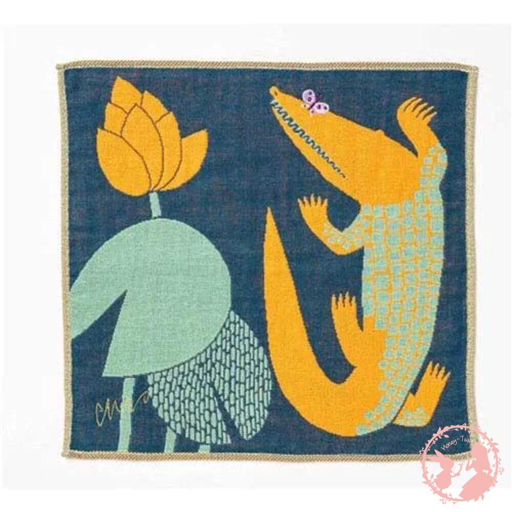 日本插畫家moritaMiW 三重紗布手帕-圖片-2