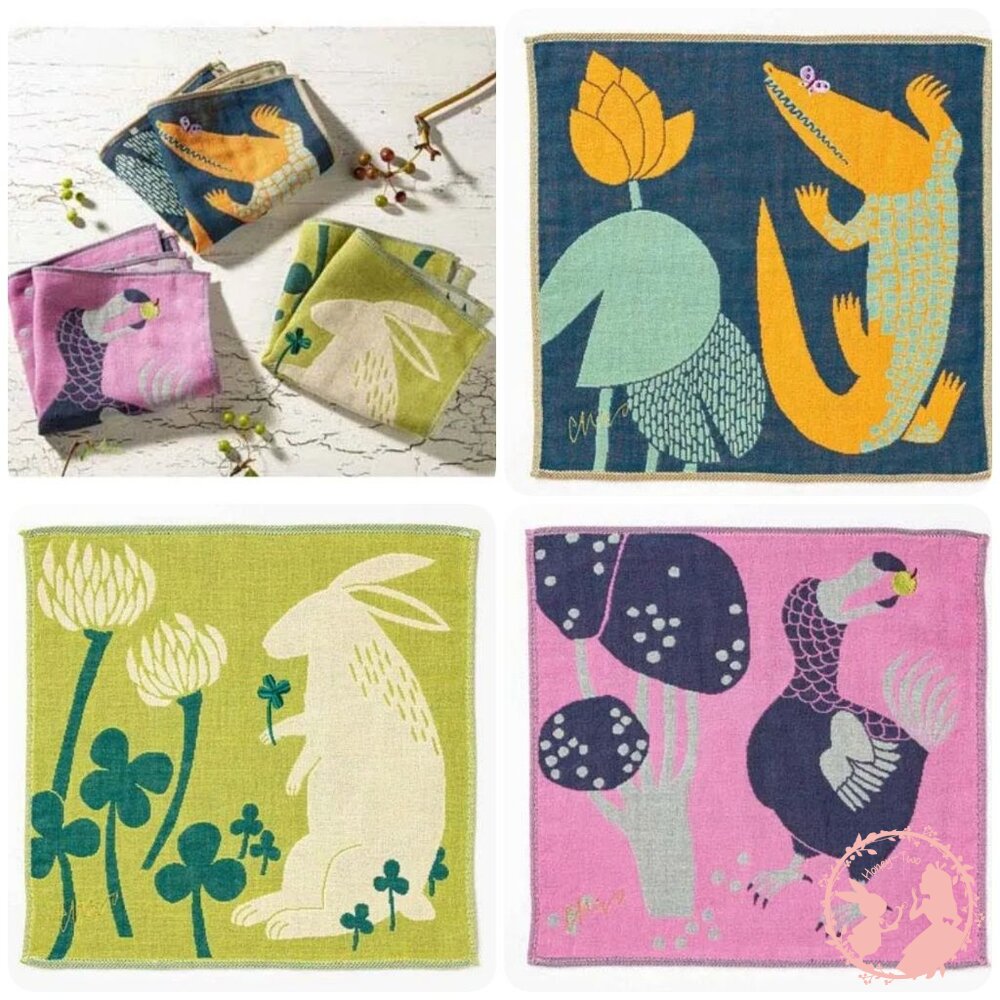 日本插畫家moritaMiW三重紗布手帕