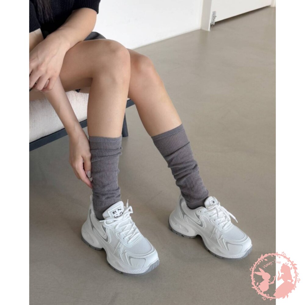 【零碼出清】韓國新款 百搭金屬鉚釘樂福鞋 23.5CM 黑色-圖片-7