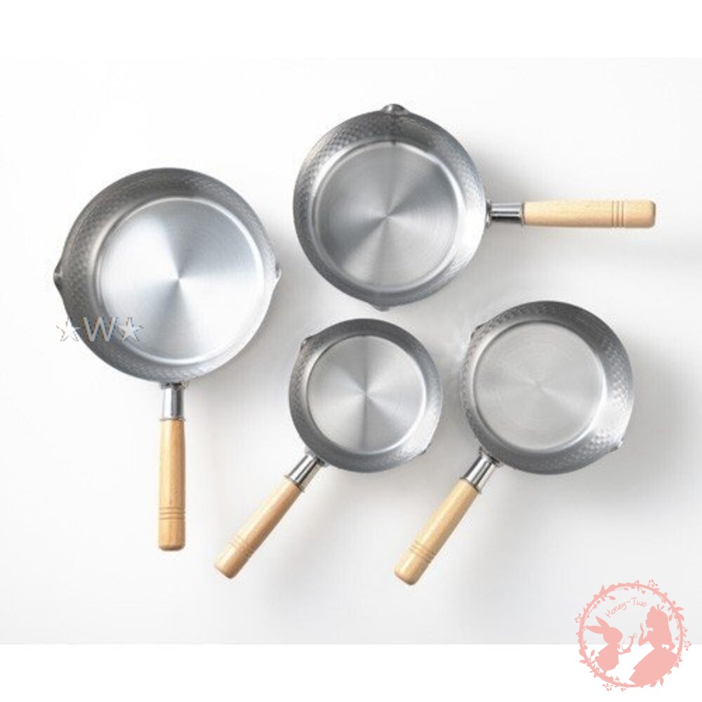 日本Yoshikawa 吉川金屬 不鏽鋼雪平鍋 槌打雪平鍋 IH對應 16CM/ 18CM /20CM /22CM-圖片-2