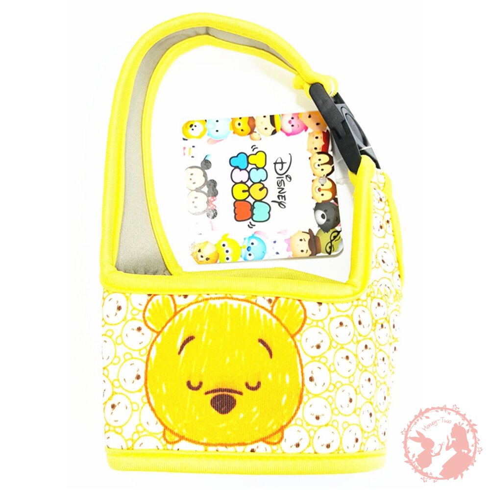 愛地球迪士尼扣環飲料手提杯套/飲料套 Disney 迪士尼 TSUMTSUM 系列手繪風飲料杯套 / 咖啡杯套 / 手搖-圖片-4