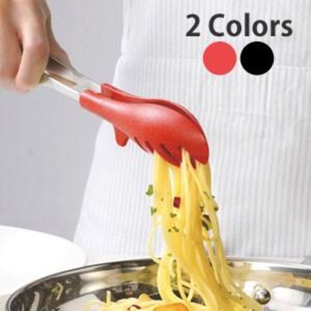 S1-000457-日本製 AUX UCHICOOK 耐高溫料理夾 耐熱料理夾 炒菜夾 義大利麵夾 UCS-4