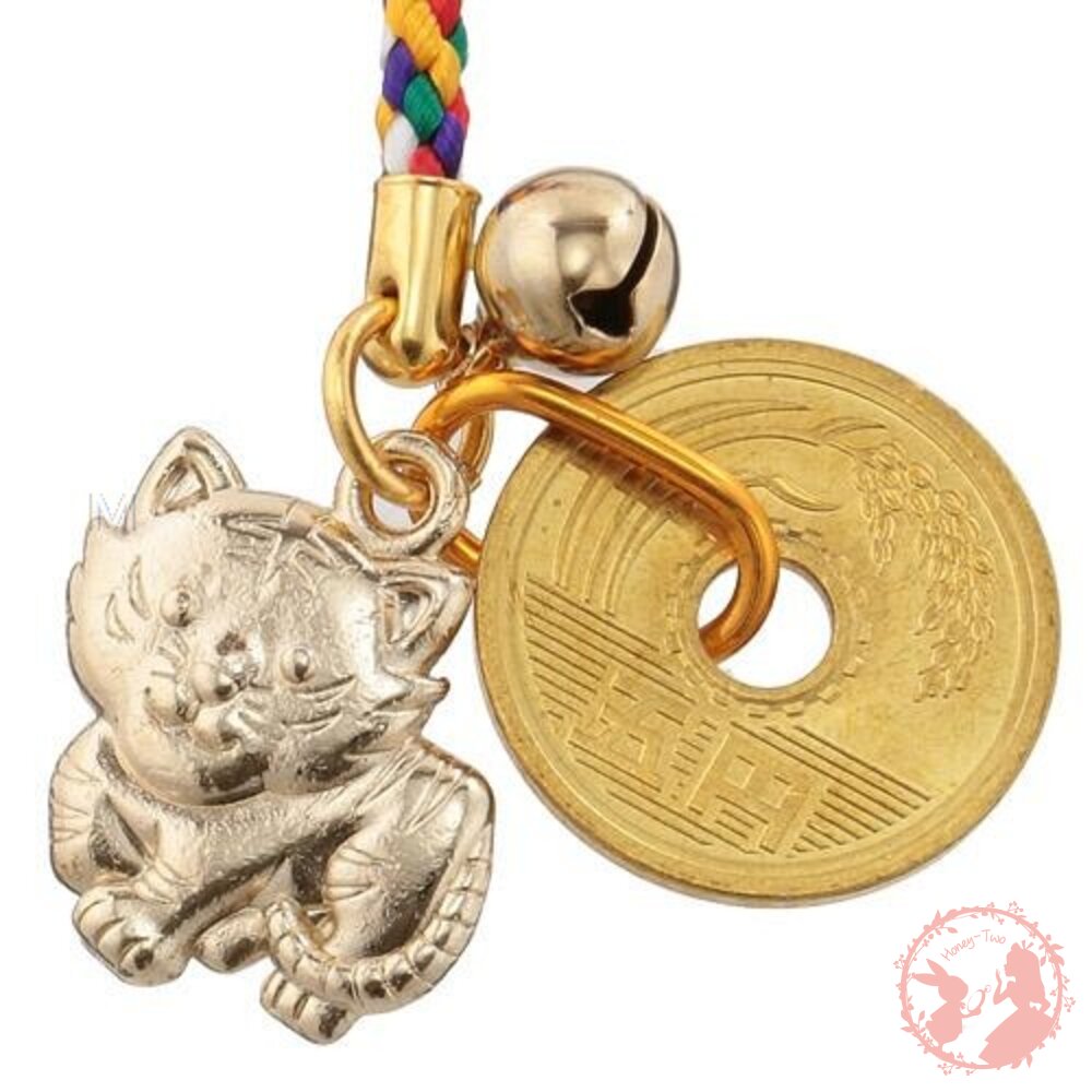 日本2022虎年結緣品 有緣 福虎鈴鐺小吊飾 吊飾 御守 開運 招財 招福 鑰匙圈 緣起物 招財虎 金虎 虎爺 封面照片