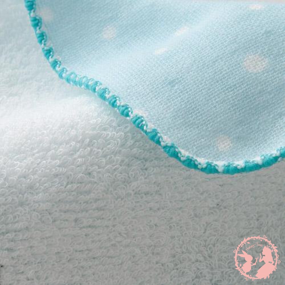 【現貨】日本製 今治 X Kontex 純棉 刺繡口水巾 小方巾 紗布毛巾 紗布巾 手帕 小毛巾 16cm-圖片-4