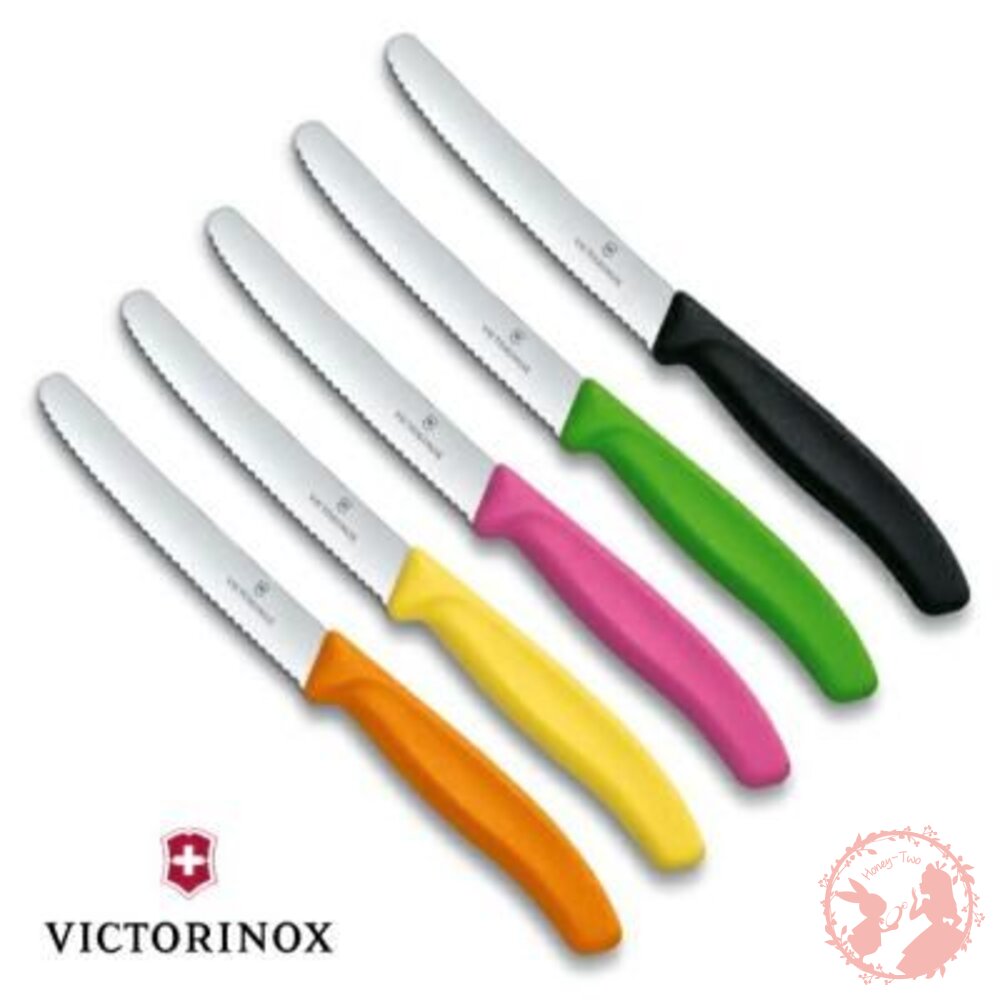 VICTORINOX 瑞士製 維氏 多功能不鏽鋼番茄刀(單支不選色)/蕃茄刀牛排刀.麵包刀-圖片-3
