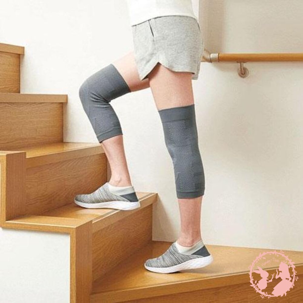 日本製 Cogit 備長炭 遠紅外線 保溫護套 膝蓋防寒護套 膝蓋專用2足入-圖片-4