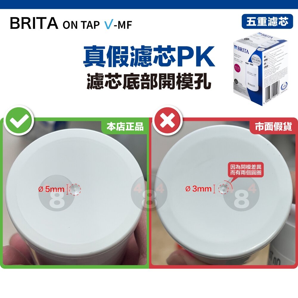 德國原廠正品 5重濾芯 Brita on tap V-MF 濾菌龍頭式濾水器濾心 日本製-圖片-6